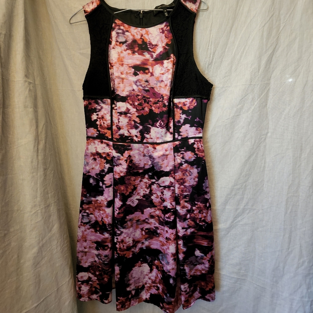 Floral & lace dress